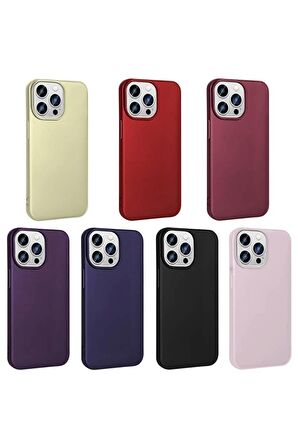 Apple iPhone 15 Pro Max ile Uyumlu Kılıf Soft Premium Yumuşak Silikon Telefon Kılıfı Kapak