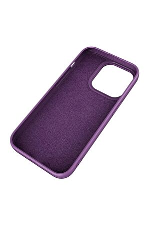Apple iPhone 15 Pro Max ile Uyumlu Kılıf Kadife Süet İç Yüzey Lansman Renkler Telefon Kılıfı Kapak