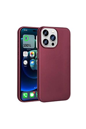 Apple iPhone 15 Pro Max ile Uyumlu Kılıf Soft Premium Yumuşak Silikon Telefon Kılıfı Kapak
