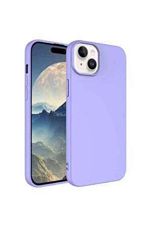 Apple iPhone 15 ile Uyumlu Kılıf Kadife Süet İç Yüzey Lansman Renkler Telefon Kılıfı Kapak