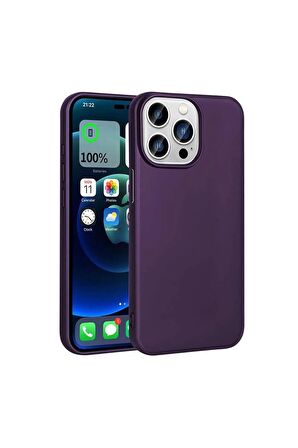 Apple iPhone 15 Pro ile Uyumlu Kılıf Soft Premium Yumuşak Silikon Telefon Kılıfı Kapak