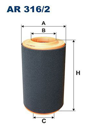 HAVA FİLTRESİ FIAT DUCATO 2006 2.0D MTJ 2.2D MTJ 2.3D MTJ 3.0D MTJ PSA BOXER 3 2006 JUMPER 2006 2.0-2 .2-2.3-3.0HDI 1444 SF 1354884080 1359644080