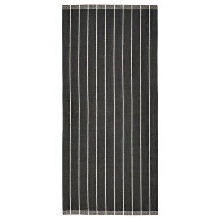 Büyük halı, gri-kırık beyaz, 80x180 cm, dikdörtgen, düz dokuma