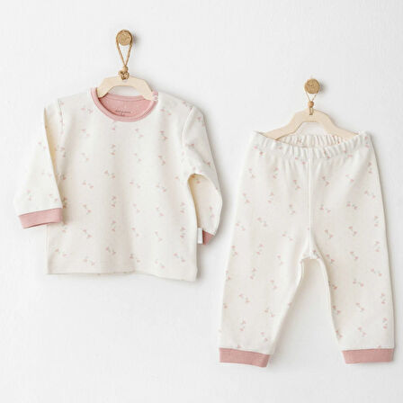 Andywawa AC26084 Mon Petit Amour 2'li Takım Ekru