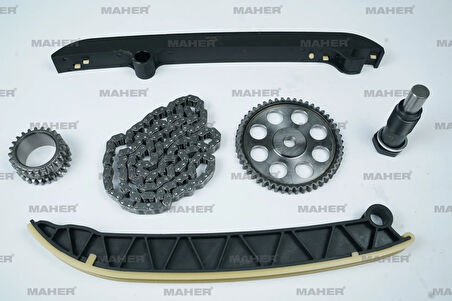 EKSANTRİK ZİNCİR SETİ GOLF6 / JETTA / POLO / A3 / LEON 2011-2014 CBZA-CBZB-CBZC 1.2 TSİ (6 PARÇA) 03F198229B