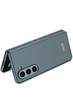 Samsung Galaxy Z Fold 5 ile Uyumlu Kılıf Mat Görünümlü Ultra İnce Telefon Kılıfı Kapak