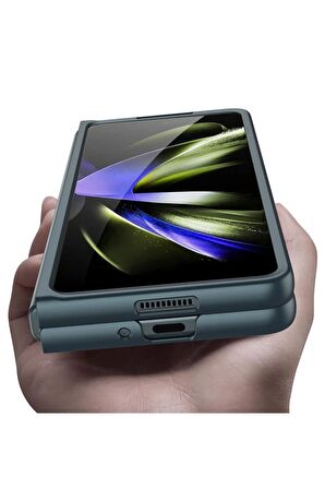 Samsung Galaxy Z Fold 5 ile Uyumlu Kılıf Mat Görünümlü Ultra İnce Telefon Kılıfı Kapak