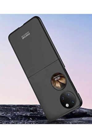 Huawei P50 Pocket ile Uyumlu Kılıf Mat Görünümlü Ultra İnce Telefon Kılıfı Kapak