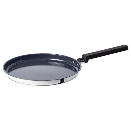 Krep tavası, paslanmaz çelik, 24 cm, yapışmaz kaplama