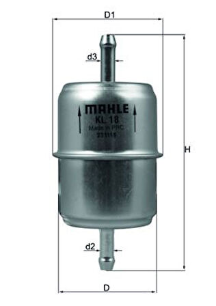 YAKIT FILTRESI MERCEDES M102 190 W201 W123 W124 W460 A0024770001