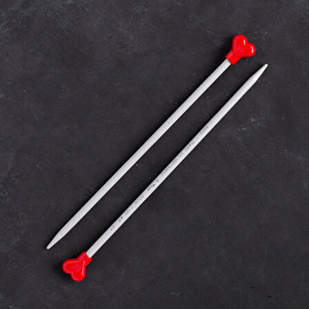 Addi Kalpli 5,5mm 20cm Klasik Alüminyum Örgü Şişi 