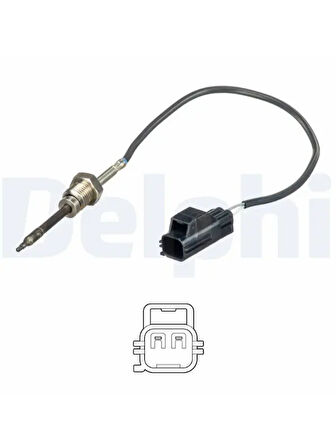 EGZOZ SICAKLIGI SENSORU VOLVO C30 (533) D5 0612 C70 II Cabrio (542) 2.4 D 0610 S40 II (544) 2.4 D5
