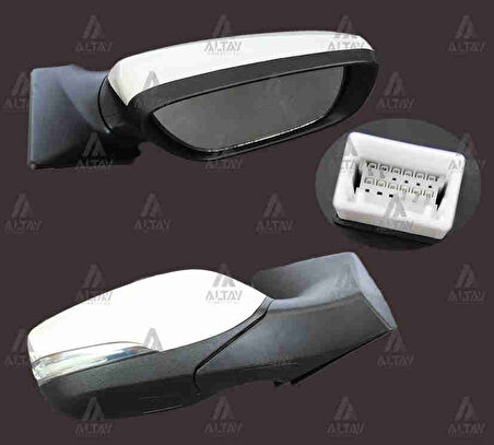 AYNA DIŞ DİKİZ ELANTRA 2011-2016 ELEKTRİKLİ SİNYALLİ SAĞ 87620 310170