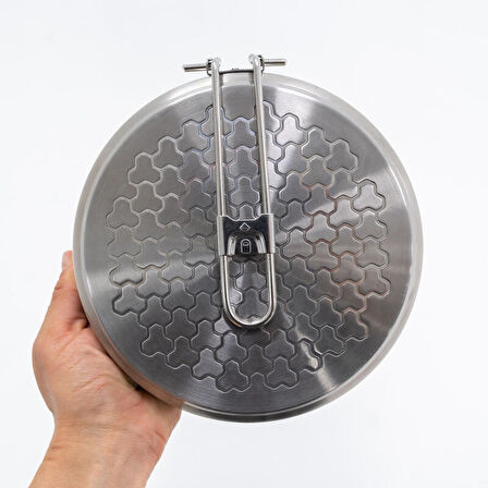 Kamp Paslanmaz Çelik Tava - 1,2 L - 20 cm Çap - 500