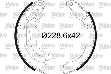 ARKA PABUÇ BALATA DACIA DUSTER 1.5 DCİ-1.6-1.6 165 4X4 228.6X42 440607493R 440605238R 440607862R