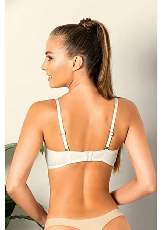 Gallipoli 11261 Straplez Lotus Sütyen - Ekru - 85B