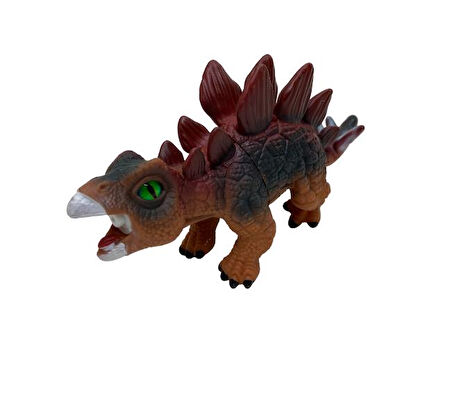 Soft Dinazor Neon Gözlü 24 Cm -LD6206B-Stegosaurus