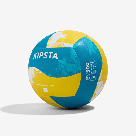 Hibrit Plaj Voleybolu Topu - Sarı / Mavi - 500