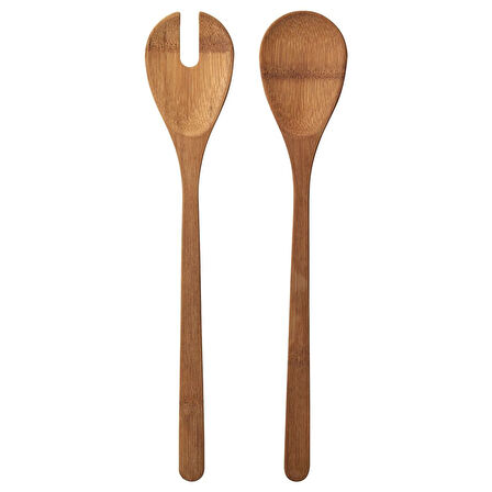 Servis takımı, bambu, 2 parça