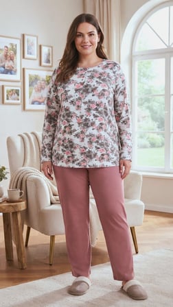 Pamuklu Kadın Pijama Takımı 