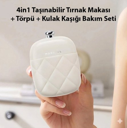 4 Lü tırnak makası törpü kulak temizleme manikür seti tırnak makası tırnak bakım seti