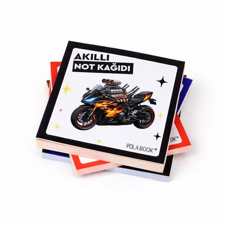 arabalı ve motorlu mini akıllı not kağıdı 50 yaprak yapışkansız post-it