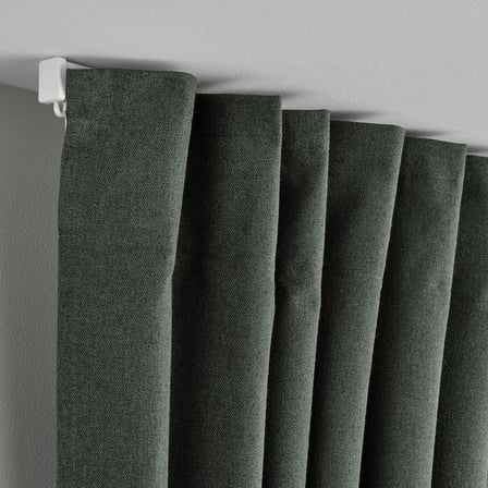 Karartma Perde/2 Kanat, Koyu Yeşil, 135X300 Cm, Polyester