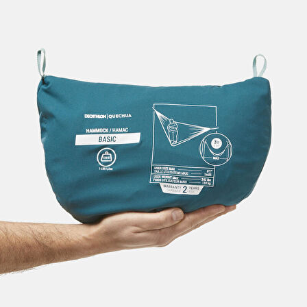 Hamak - Tek Kişilik - 300 X 150 cm - Mavi - Basic