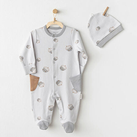 Andywawa AC26104 Hello Autumn Tulum Takım Grey