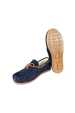 Hakiki Deri Süet Timberland Erkek Çocuk Ayakkabı LACİVERT