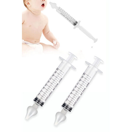 2'li Bebek Burun Temizleme Şırıngası 