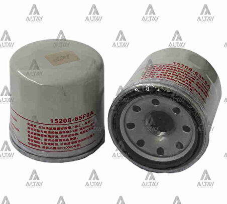 YAĞ FİLTRESİ QASHQAI 2007 BENZİNLİ / JUKE 2010 BENZİNLİ 15208 65F0A