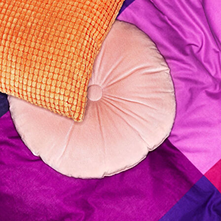 Kırlent, açık pembe, 40 cm