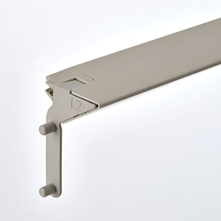 LED'li sensörlü dolap aydınlatması, gri-beyaz, 46 cm