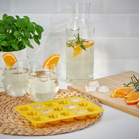 Buz kalıbı, parlak sarı