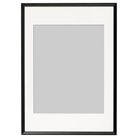 Siyah çerçeve, siyah, 50x70 cm