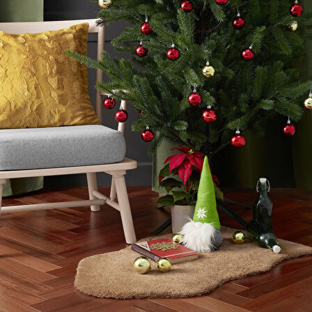 Yapay koyun postu, bej, 55x85 cm