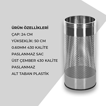 Ofis Okul Hastane İçin Metal Paslanmaz Şemsiyelik Modeli