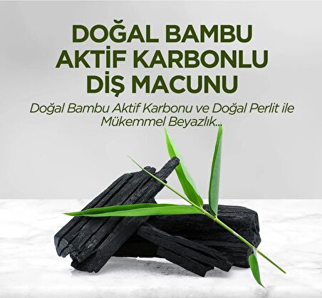 Doğal Bambu Karbonlu Diş Macunu 90gr