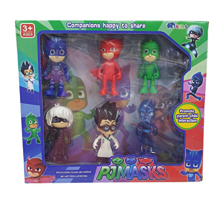 Pj Mask 6 lı Figür Set - 1166