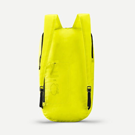 Outdoor Katlanabilir Sırt Çantası - 10 L - Sarı - Travel