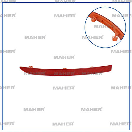 REFLEKTOR TAMPON TIGUAN 2008-2016 ARKA SOL 5N0945105