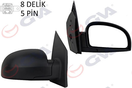 DIŞ DİKİZ AYNASI SAĞ GETZ 2002 ELEKTRİKLİ ISITMALI KONVEKS 5 FİŞ VM-452EHR 876201C310