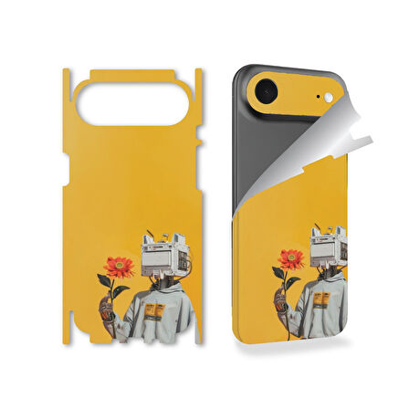 Apple İphone 17 Air için full kaplama koruma sticker kılıfsız kullanım için çizilme önleyici ART