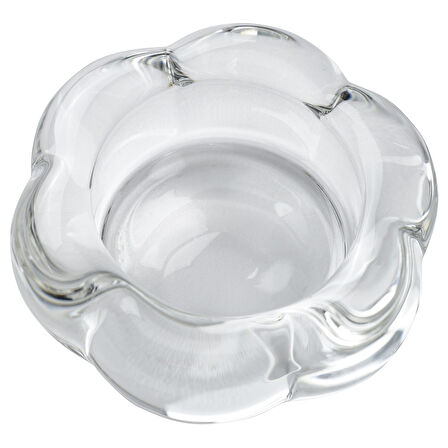 Tealight mumluk, saydam cam, 3 cm