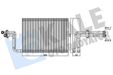 EVAPORATOR BMW E81 E82 E87 E90 F20 E84 F25 64119256346 64119290888