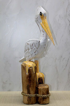 Ahşap Pelikan 60 Cm 