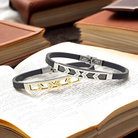  FM Desenli Çelik Bileklik 3183SCB006 