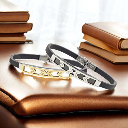  FM Desenli Çelik Bileklik 3183SCB006 