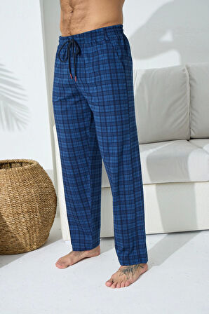 Kocabey 194 Erkek  Tek Pantalon Pijama - İndigo - XXL